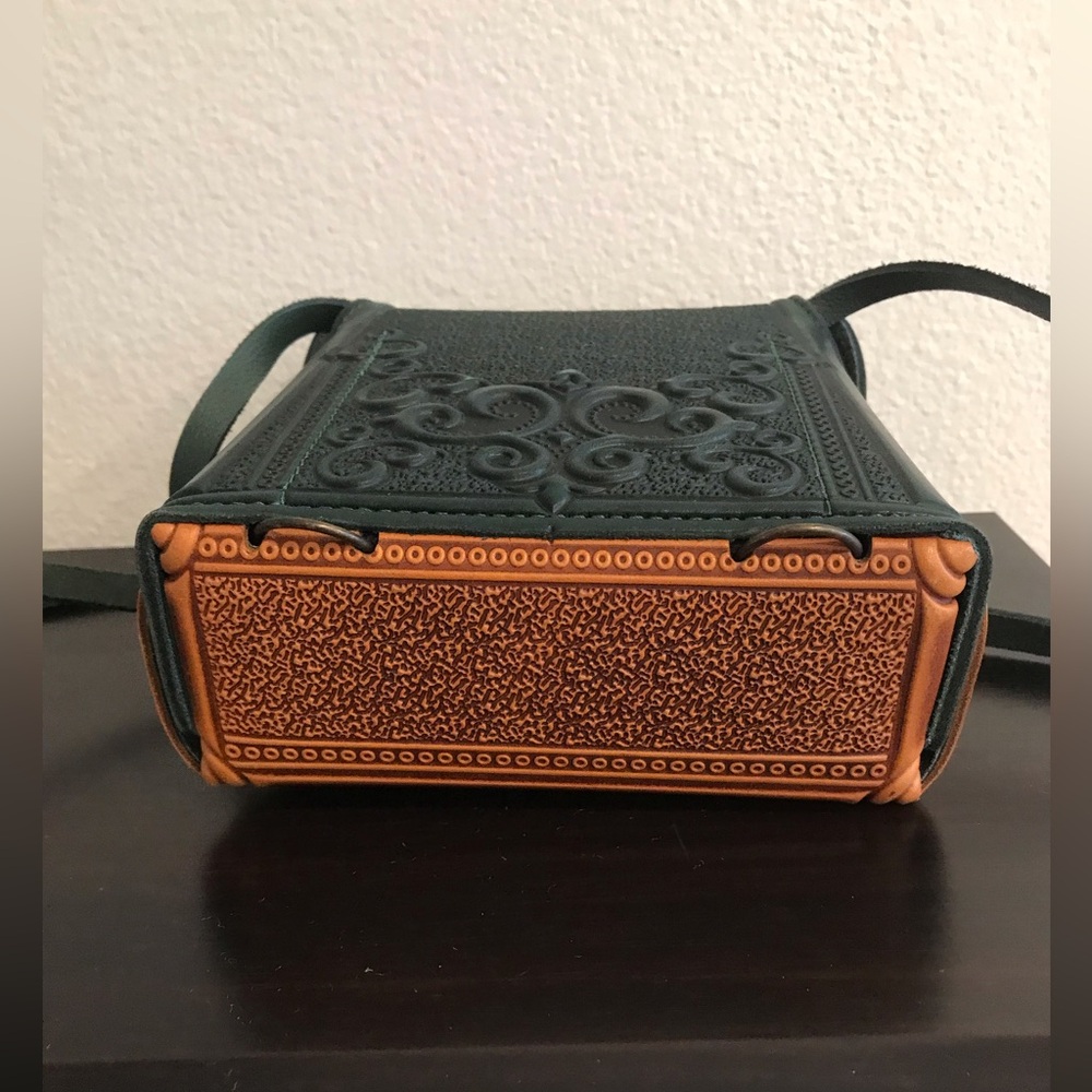 NEW! Embossed Leather Mini Backpack Brand New. - Picture 7 of 10